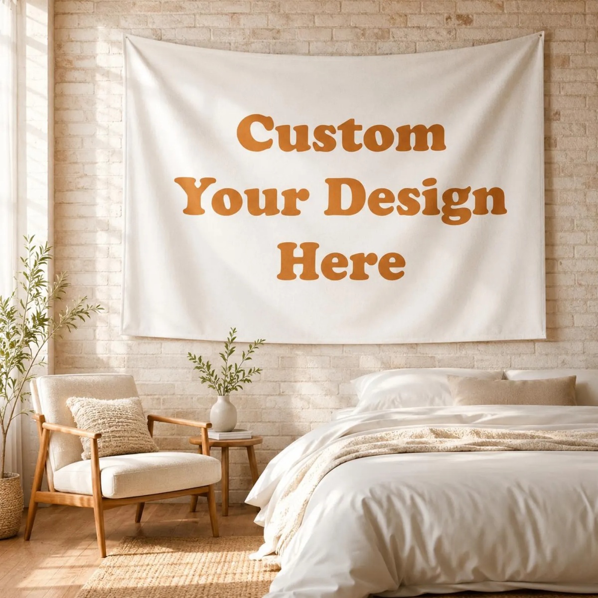 Home Decor For Wedding - パーソナライズされたカスタムタペストリー—誕生日、結婚式、ハロウィン、クリスマス、パーティーに適したユニークなホームデコレーション。