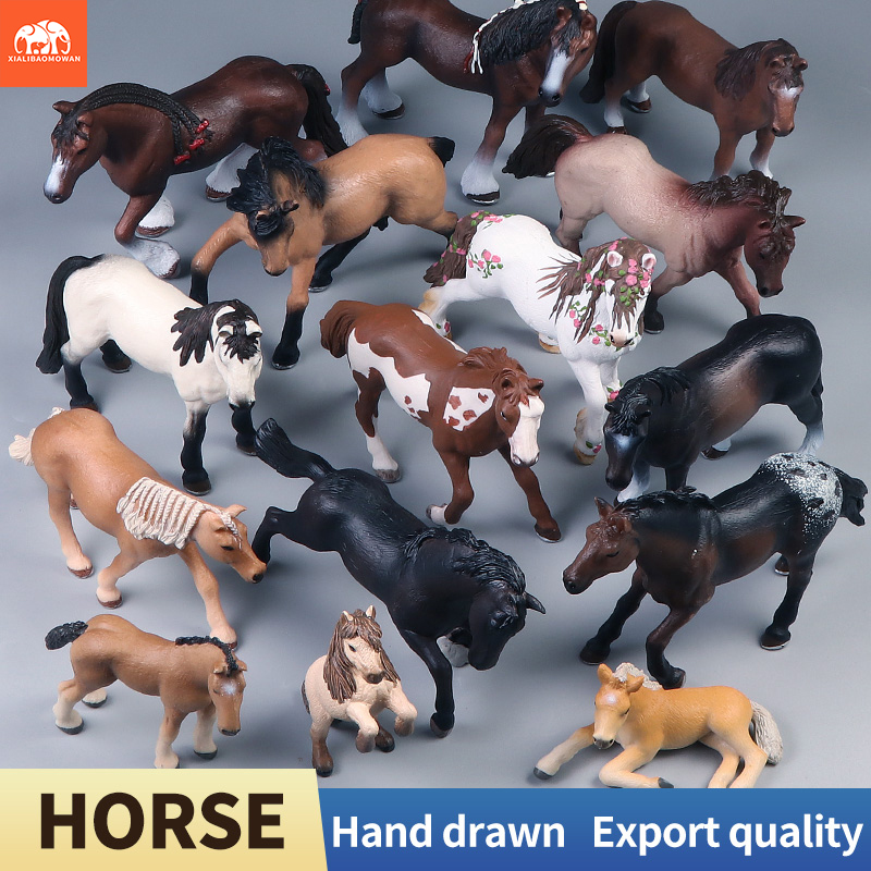 Home Decor Brand - 翼のある馬モデルアクションフィギュア - シミュレーション家禽農場馬動物家の装飾品子供向け教育玩具