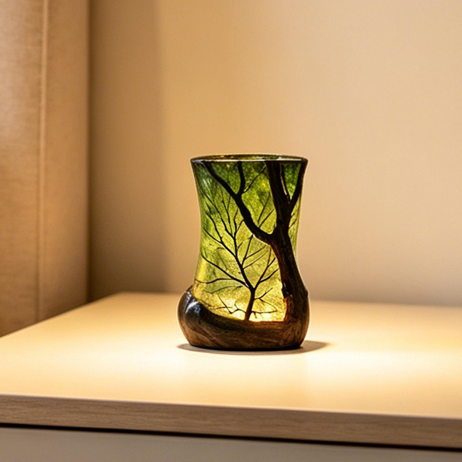 Home Decor Light - ベッドサイドテーブルランプ フォレストナイトライト 装飾的な雰囲気照明 ホームオフィス 寝室 書斎