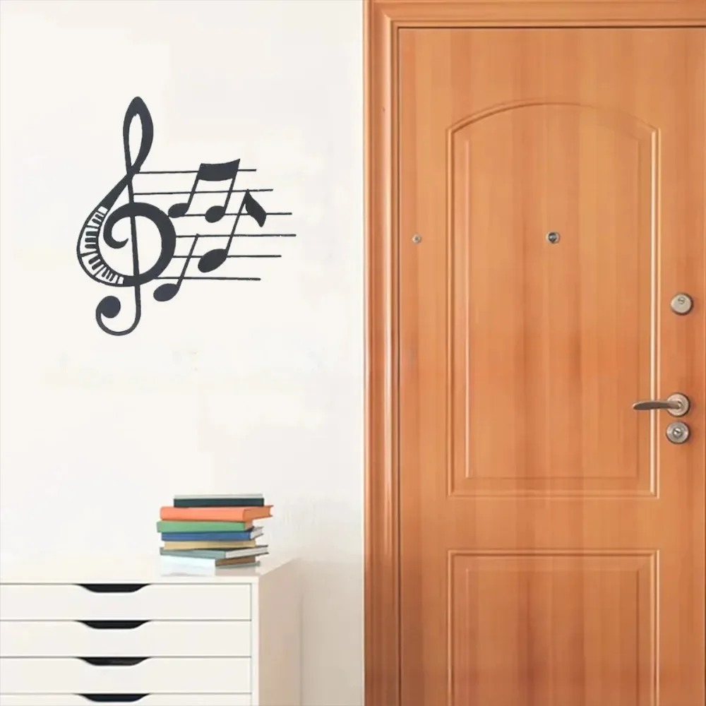 Home Decor Brand - ブランドトレブルクレフメタルウォールアート音楽愛好家向けアイアン製壁掛けサイン家の装飾ギフト用