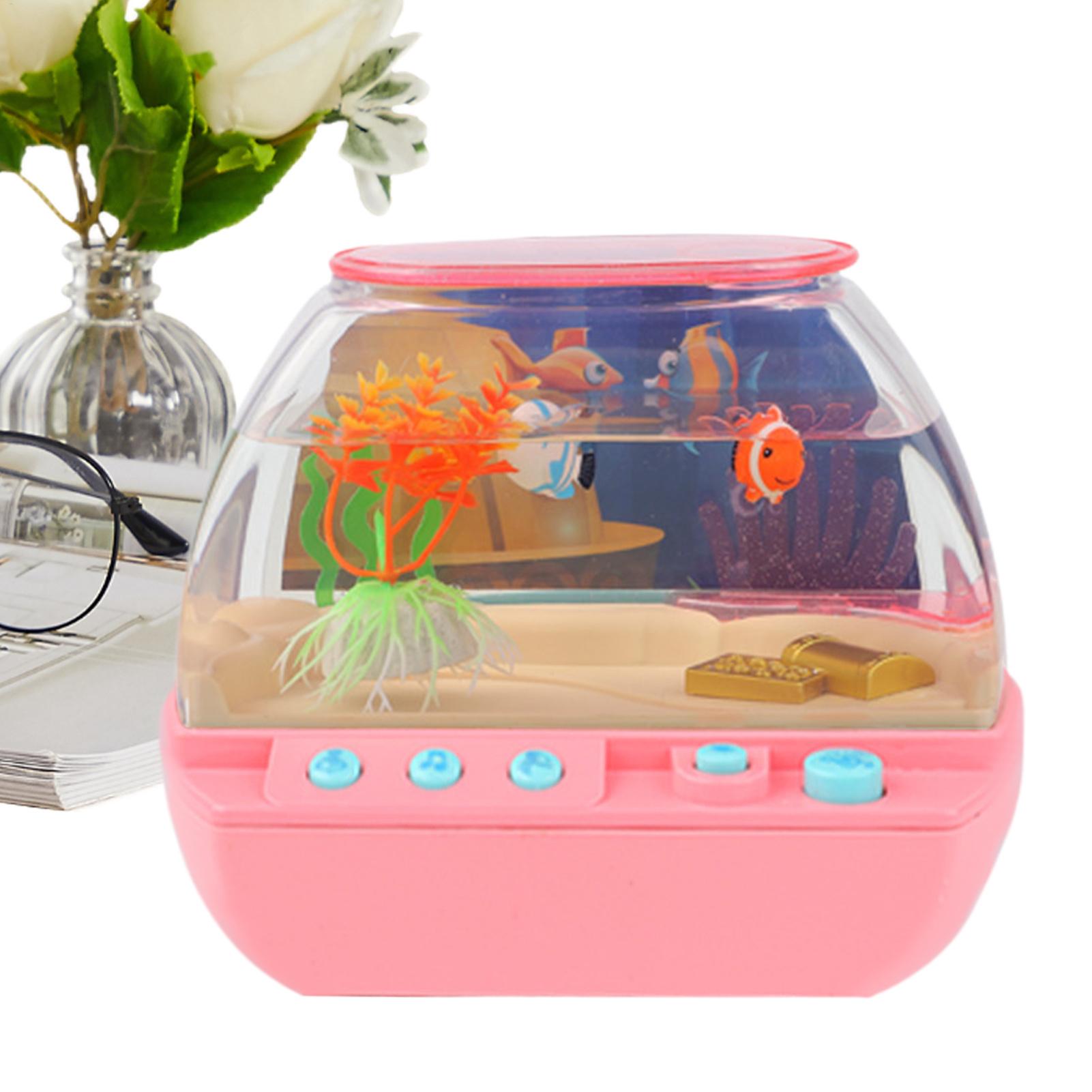 Home Decor Light - おもちゃの水槽 ホームデコレーション 音楽と光付き 模擬水槽おもちゃ 男の子 女の子向け