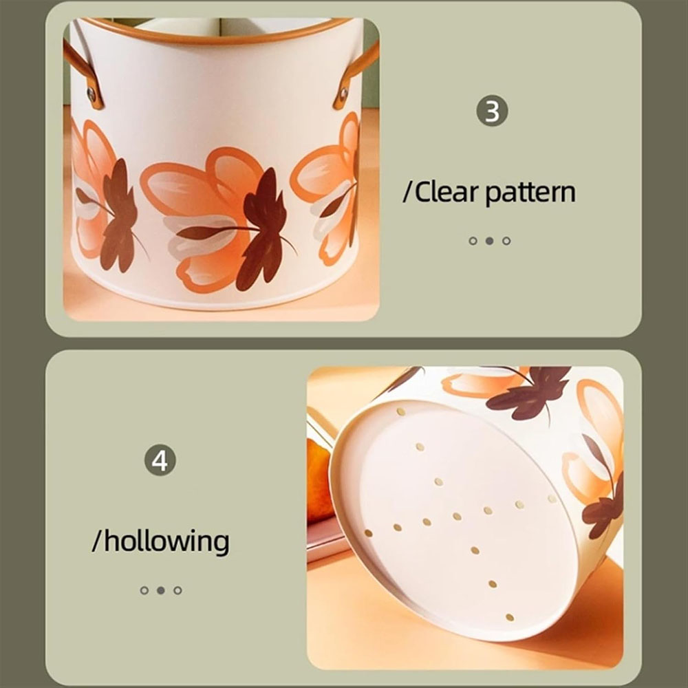 レトロな食器収納バケツ水切りラック仕切り付きキッチンナイフと - Home Decor Retro のレビューと価格