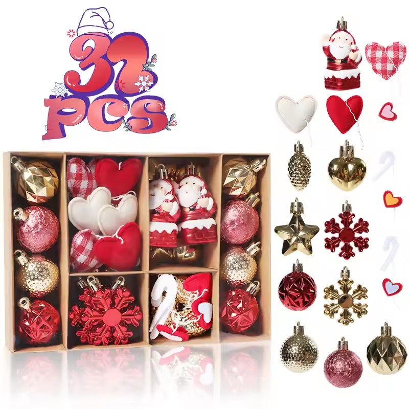 32 個クリスマスボールオーナメントボックスクリスマスツリー - Home Xmas Decor Ideas のレビューと価格