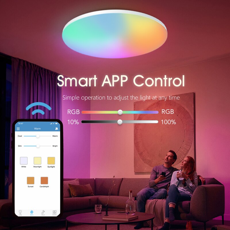 ベニートンスマートシーリングライトrgb cctアプリコント - Home Decor Free App のレビューと価格