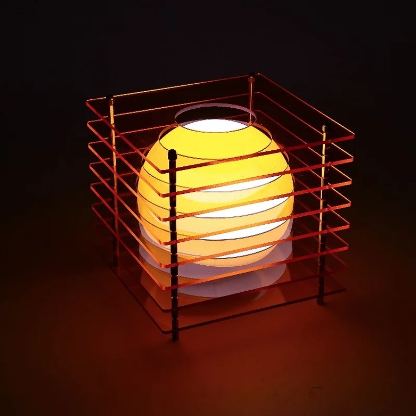 DIY アクリル千層ランプムーンランプデスクトップ装飾中断雰 - Home Decor Diy のレビューと価格