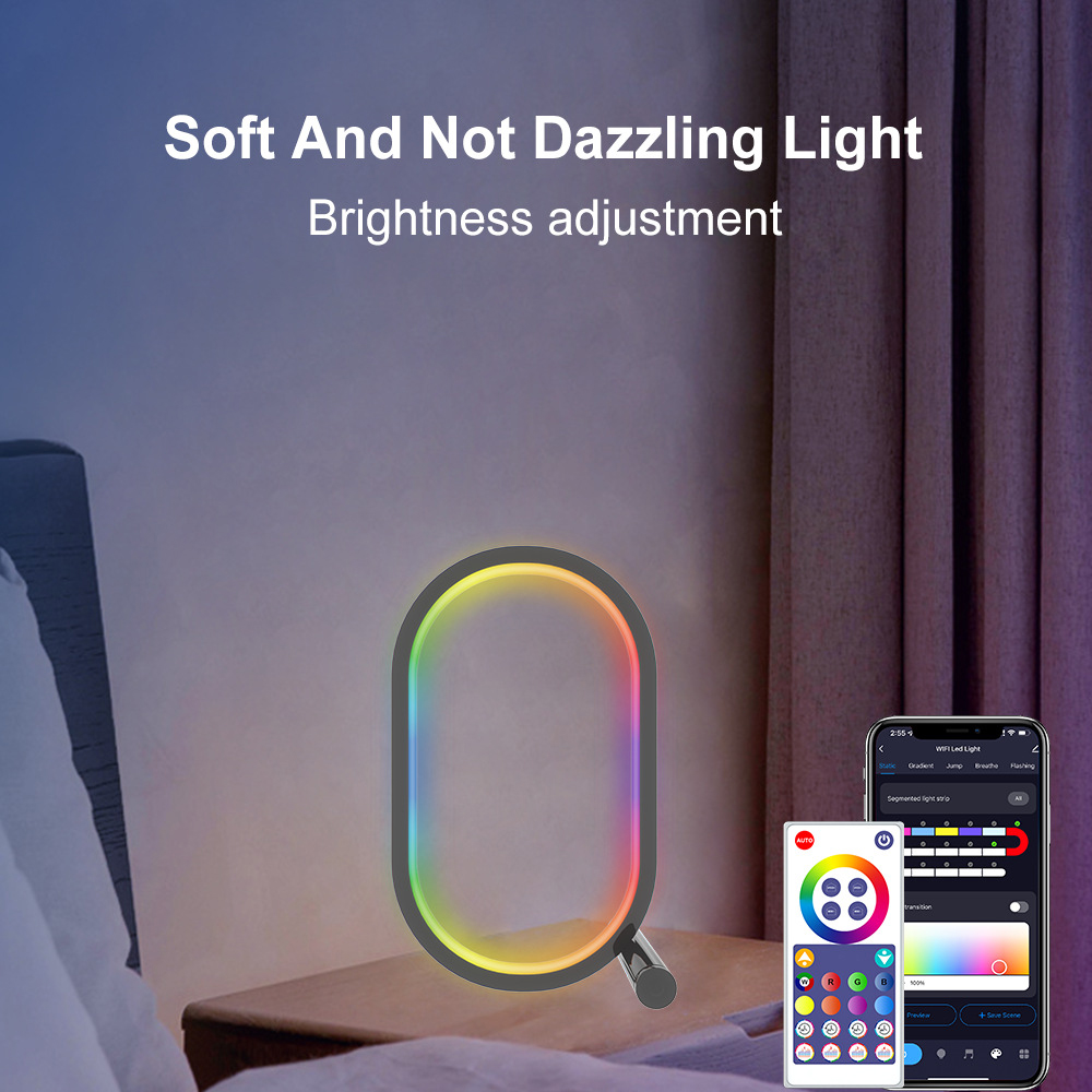 クリエイティブなデスクランプ,WiFi 5V,usb,rgb - Home Decor Free App のレビューと価格