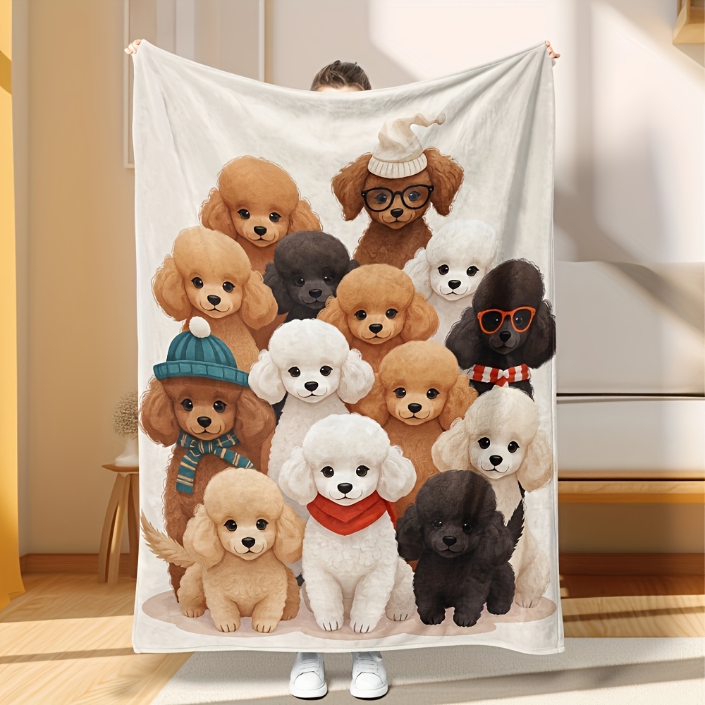 ふわふわドッグフレンズブランケットスロー、心地よいペット犬の - Home Xmas Decor Ideas のレビューと価格