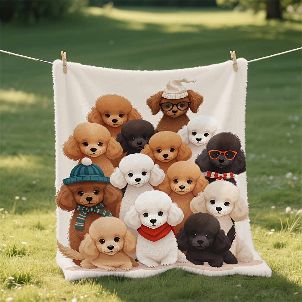 ふわふわドッグフレンズブランケットスロー、心地よいペット犬の - Home Xmas Decor Ideas のレビューと価格