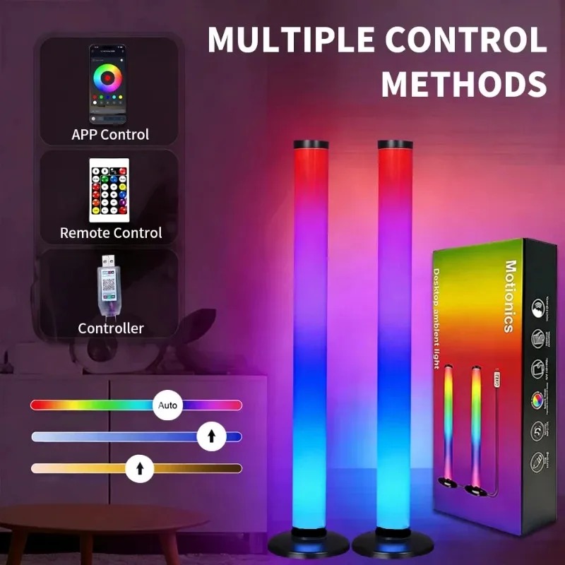 RGB LEDライトバー USB給電式、スマートTVアンビエ - Home Decor Light のレビューと価格