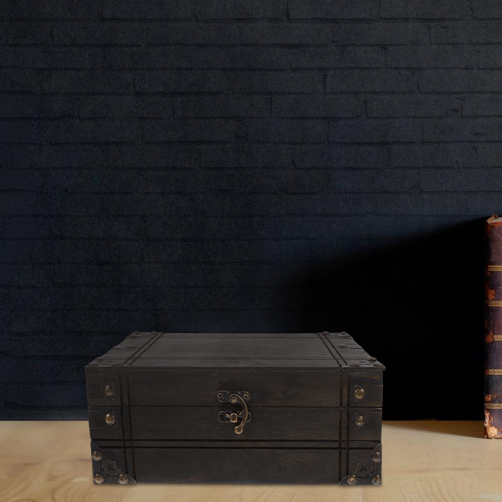 ヴィンテージ木製宝箱 レトロ小物入れ ジュエリー収納オーガナ - Home Decor Retro のレビューと価格