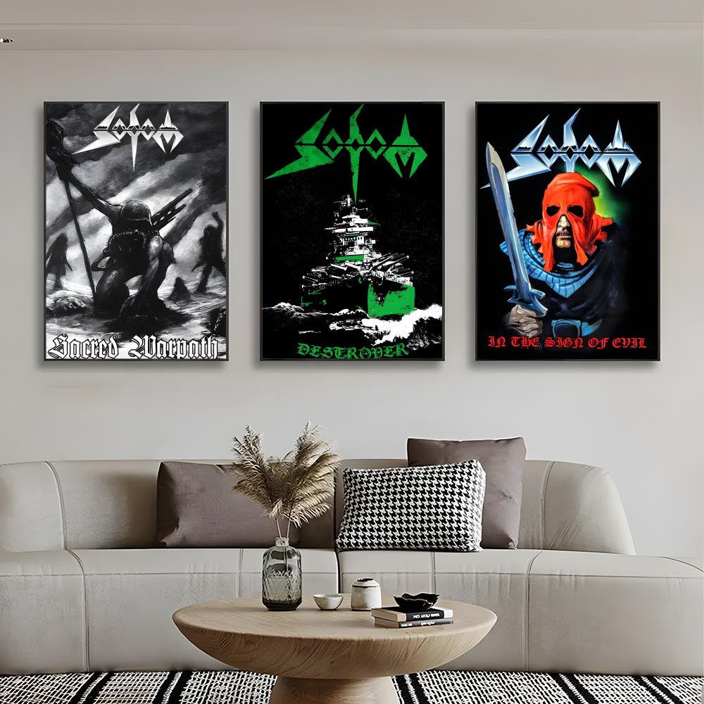 ドイツスピードスラッシュメタルバンド S-Sodom ポスタ - Germany Home Decor のレビューと価格