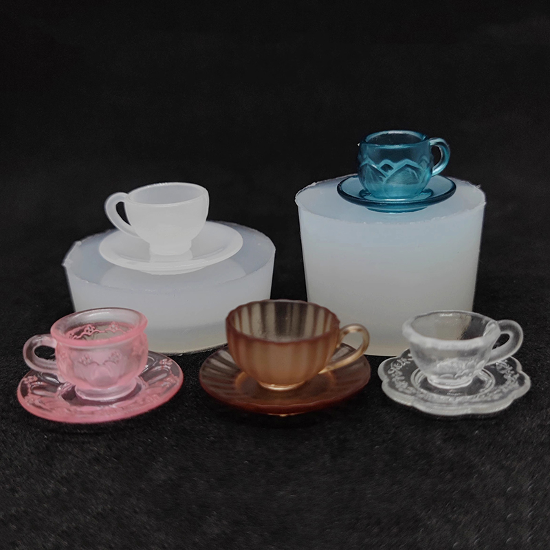 1セット ドールハウス ミニチュア ティーカップ シリコンモ - Home Decor Diy のレビューと価格