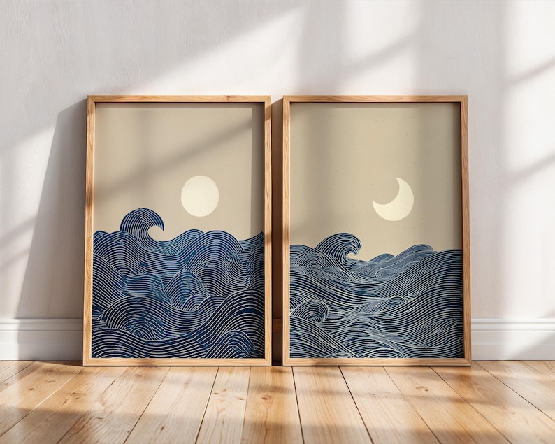 2枚セット ジャパンディ ミニマリスト ムーンクレセント キ - Home Decor Minimalist Style のレビューと価格
