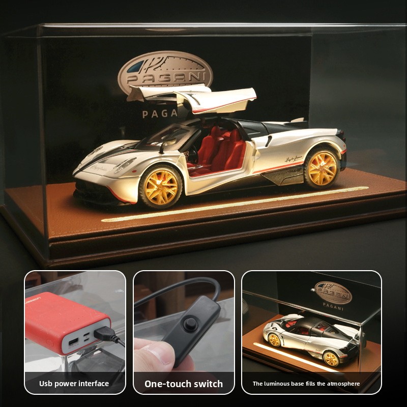 アクリルディスプレイボックス ライト付き 1:24 合金車モ - Home Decor Organizer のレビューと価格