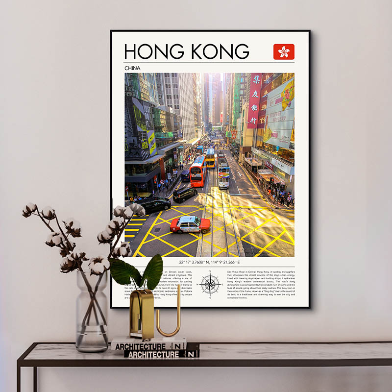 旅行のポスターキャンバス絵画、部屋の装飾のためのアート写真、 - Home Decor Vietnam のレビューと価格