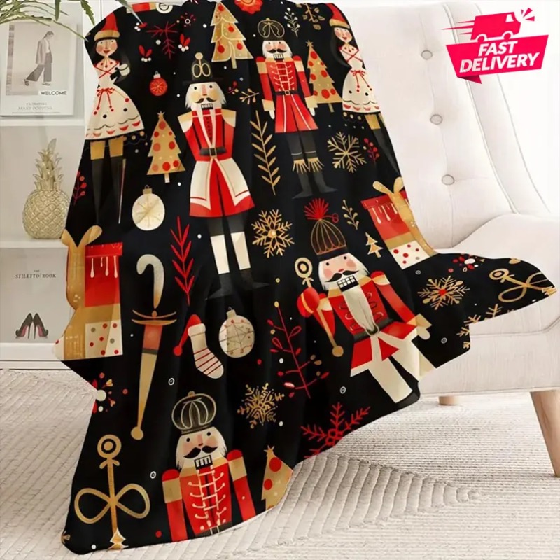クリスマスブランケット トナカイ ホリデーギフト 冬のホリデ - Home Xmas Decor Ideas のレビューと価格