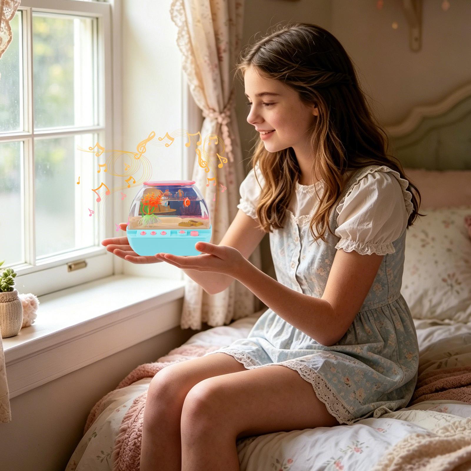 おもちゃの水槽 ホームデコレーション 音楽と光付き 模擬水槽 - Home Decor Light のレビューと価格