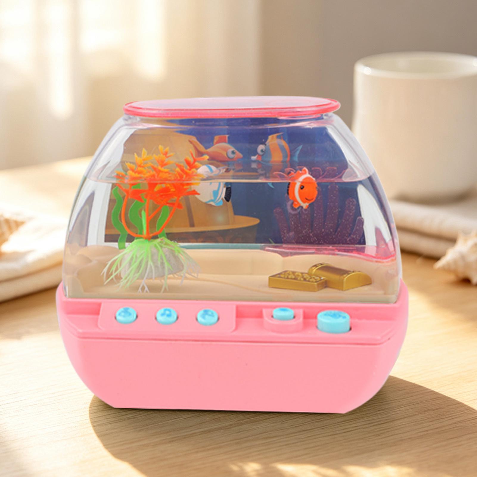 おもちゃの水槽 ホームデコレーション 音楽と光付き 模擬水槽 - Home Decor Light のレビューと価格