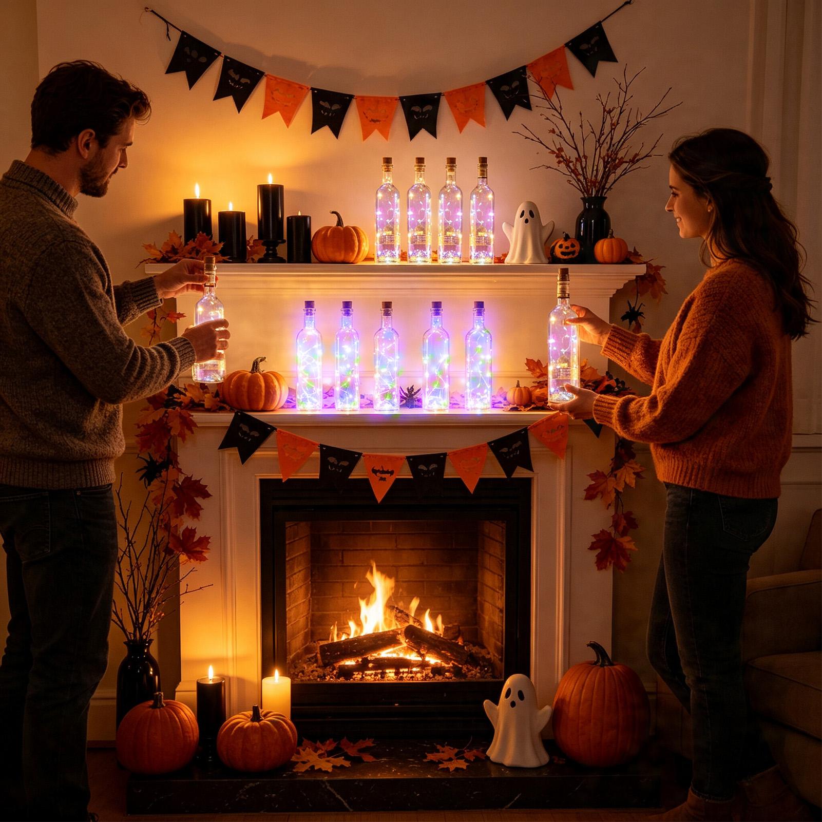 ワインボトル用コルクライト 6個 防水DIY装飾 フェアリー - Home Decor Diy のレビューと価格