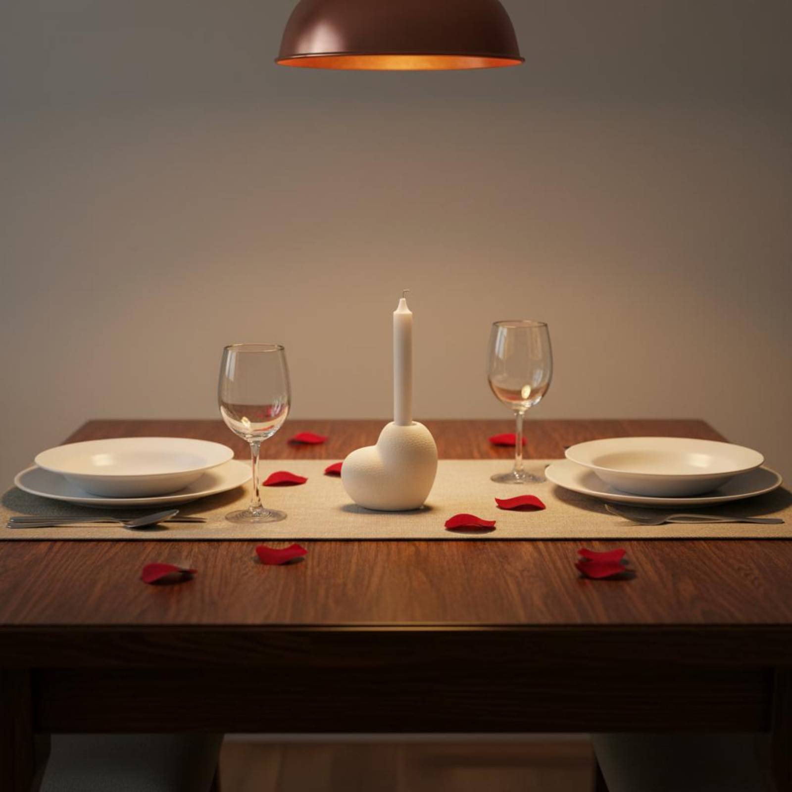 セラミックハートキャンドルスティック ロマンチックな装飾 ハ - Home Decor Minimalist Style のレビューと価格
