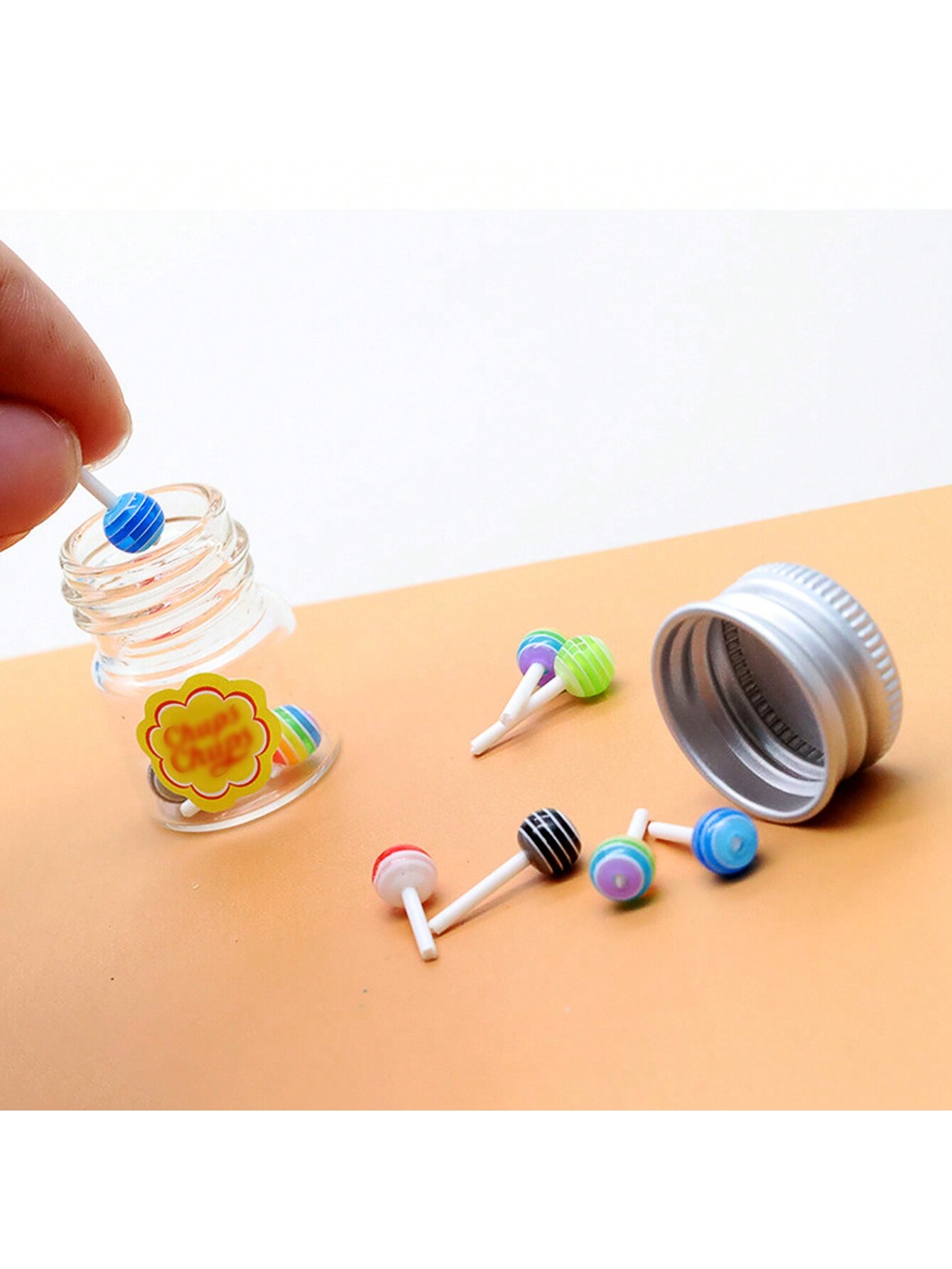 10 個のボトル入りロリポップドールハウスミニチュア装飾アク - Home Decor Diy のレビューと価格