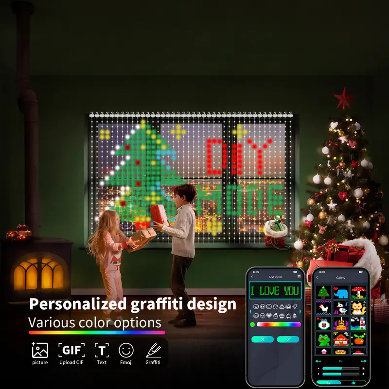スマートRGBピクセルカーテンライト Bluetoothアプ - Home Decor Free App のレビューと価格