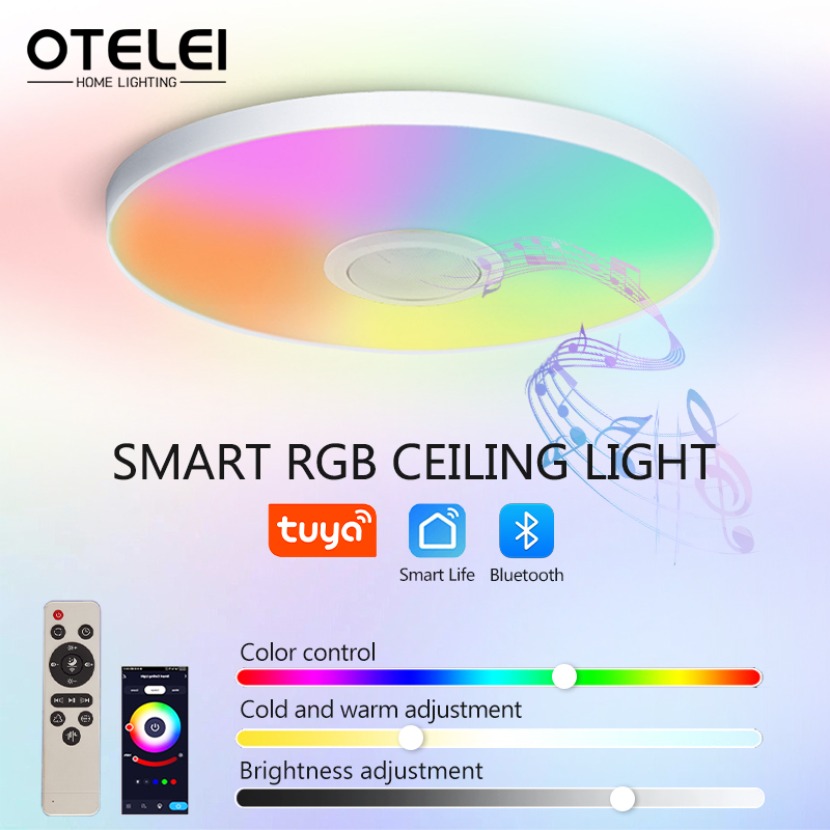 TUYA スマート音楽シーリングライト LED RGB リモ - Home Decor Free App のレビューと価格