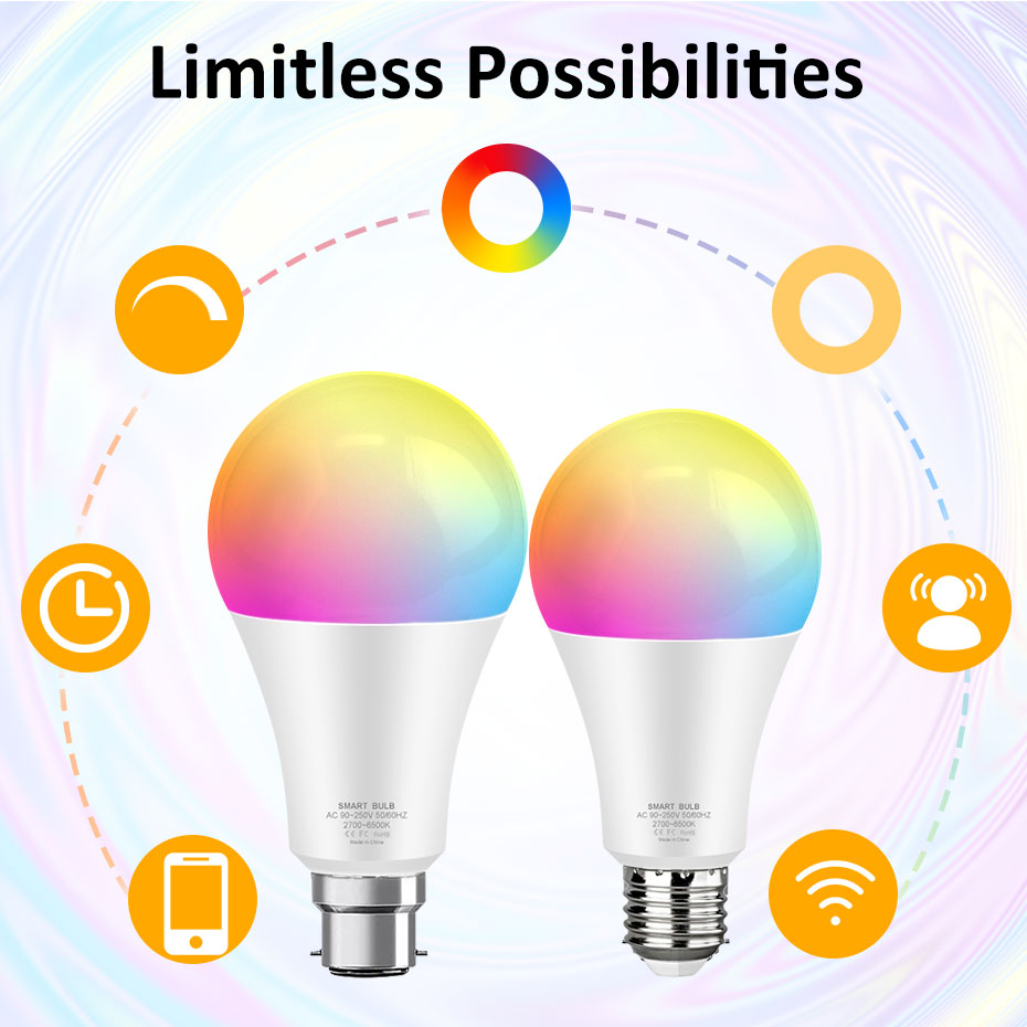 Zigbee スマート LED 電球 15W E27 B22 - Home Decor Free App のレビューと価格