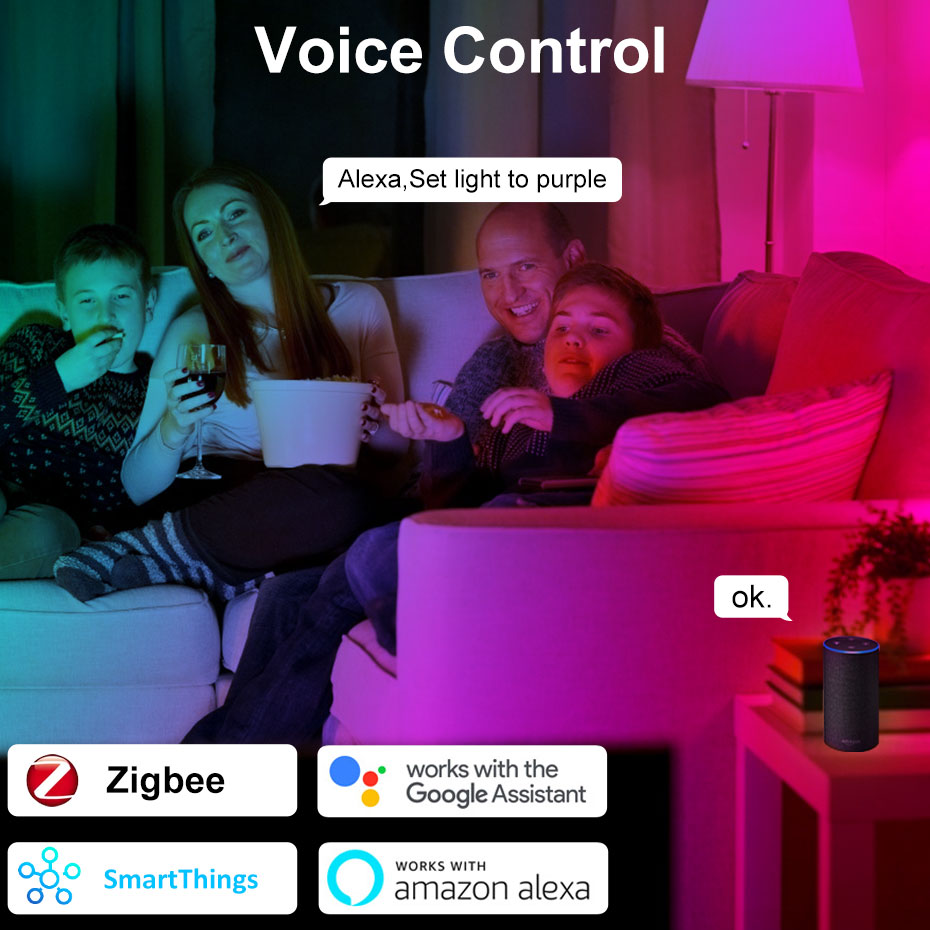 Zigbee スマート LED 電球 15W E27 B22 - Home Decor Free App のレビューと価格