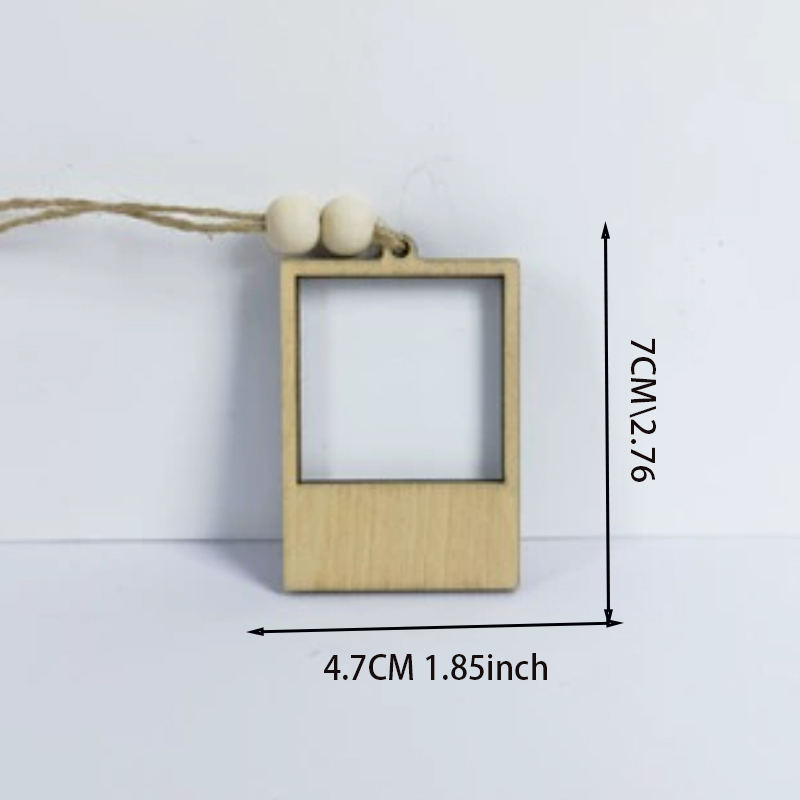 パーソナライズされたカスタマイズ小さな木製フォトフレーム吊り - Home Decor Diy のレビューと価格