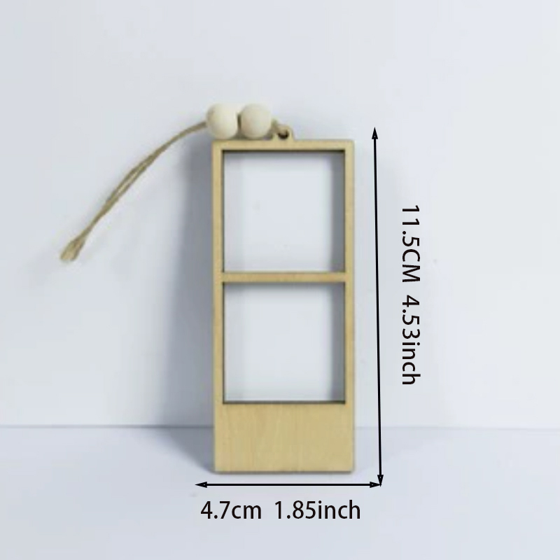 パーソナライズされたカスタマイズ小さな木製フォトフレーム吊り - Home Decor Diy のレビューと価格