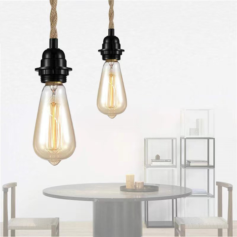 電源コードペンダントライト 2M 2.5M 4M 麻縄ケーブ - Rope Light Decoration のレビューと価格
