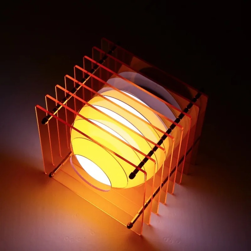 DIY ムーンランプ アクリル千層ランプ デスクトップ装飾  - Home Decor Diy のレビューと価格