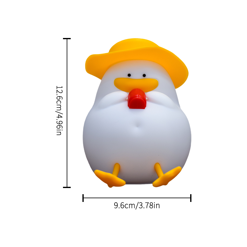 ハッピーダックナイトライト、タッチコントロールベッドサイドラ - Home Decor Light のレビューと価格