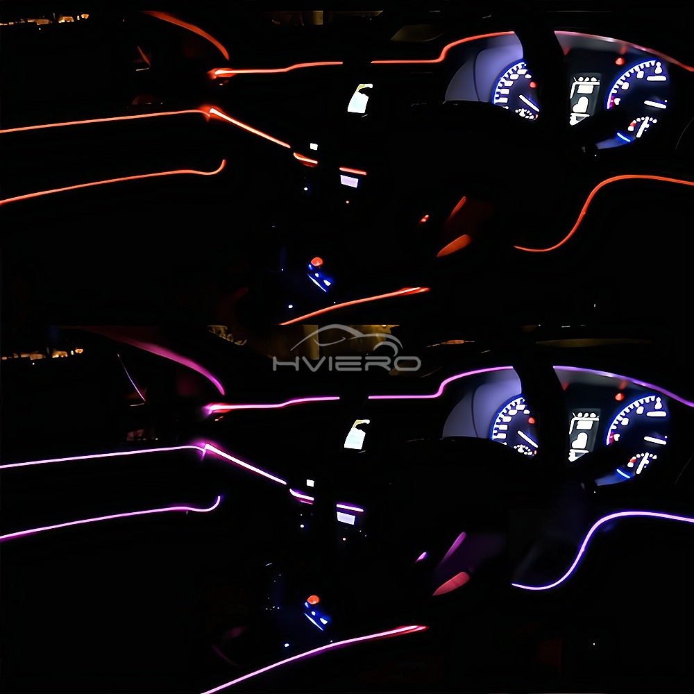 1/2/3/5M 車内雰囲気ランプ ウェルカムドア ダッシュ - Rope Light Decoration のレビューと価格