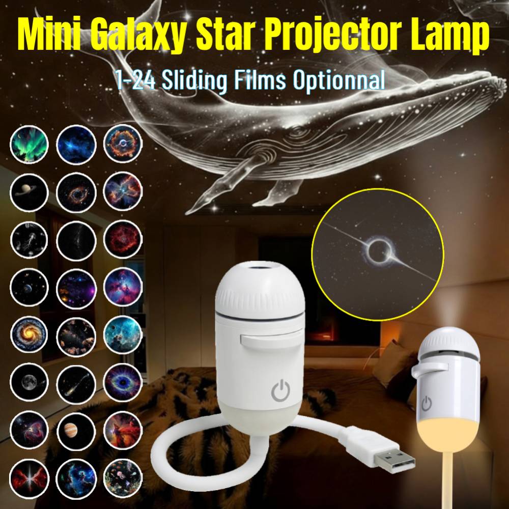 ギャラクシー星空ナイトライトプロジェクター360 °   明 - Home Decor Light のレビューと価格