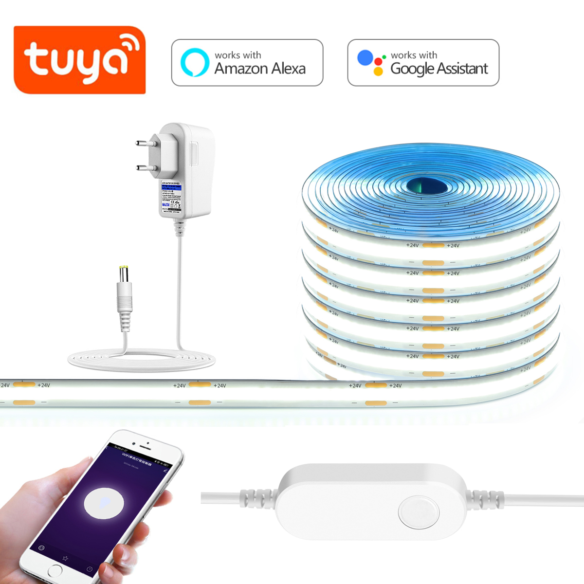 3M 5M 10M 24V COB LEDストリップライト  - Home Decor Free App のレビューと価格