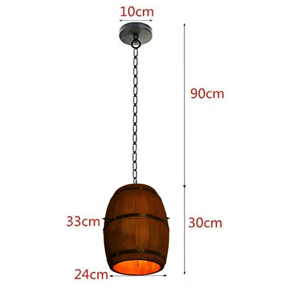 素朴なランプヴィンテージシャンデリア木製ペンダントライトワイ - Home Decor Light のレビューと価格