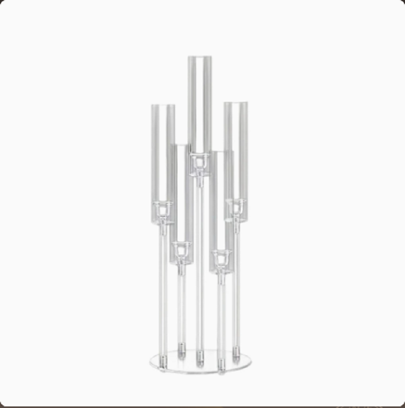 10 個のアクリル燭台クリアキャンドルホルダーウェディングパ - Home Decor For Wedding のレビューと価格