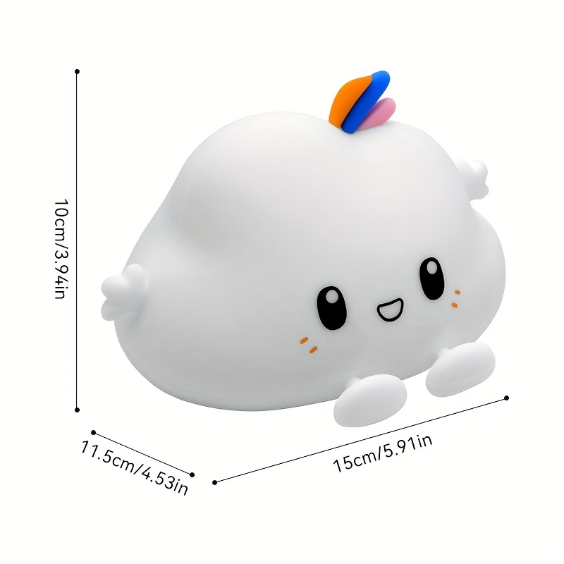 クラウドナイトライト、タッチコントロール調光、充電とタイマー - Home Decor Light のレビューと価格