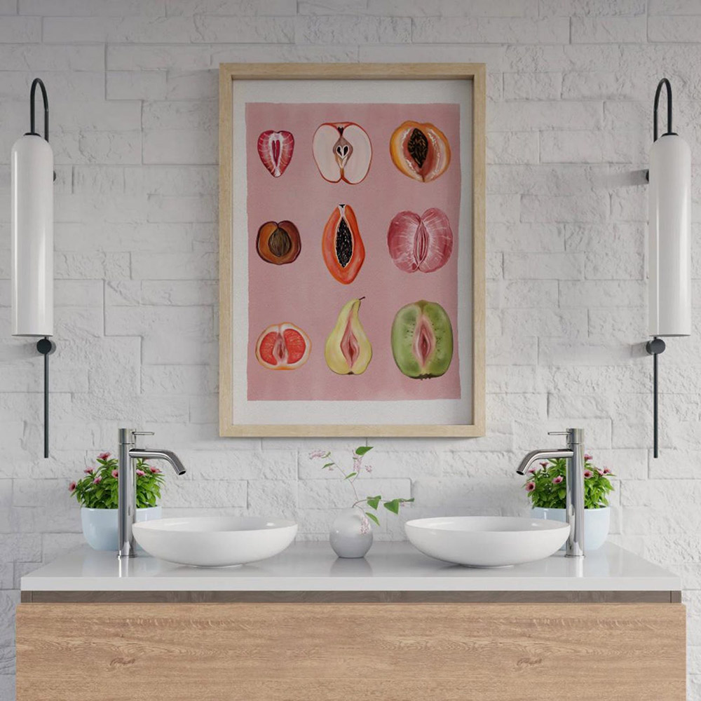 ROSHK スライス ​ ​ フェミニンフルーツキャンバス壁 - Home Decor Vietnam のレビューと価格