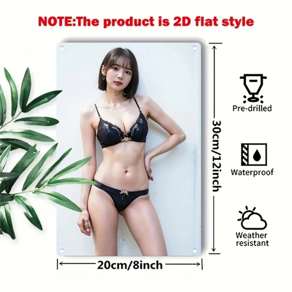 ブランドメタルウォールアート装飾 - 防水防塵ユーモラスサイ - Home Decor Brand のレビューと価格