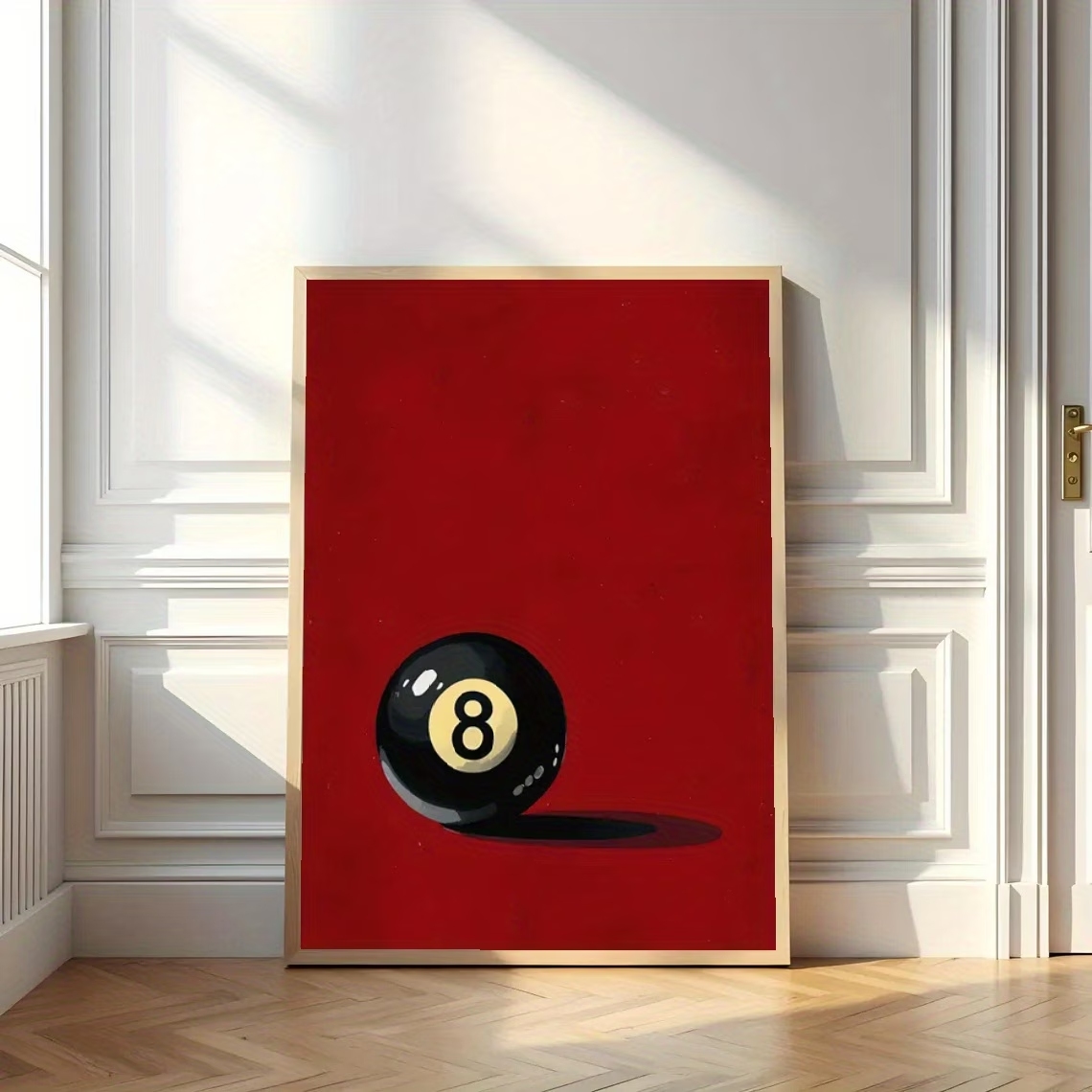 レトロスタイルのラッキー 8 ボール プールボール ウォール - Home Decor Retro のレビューと価格