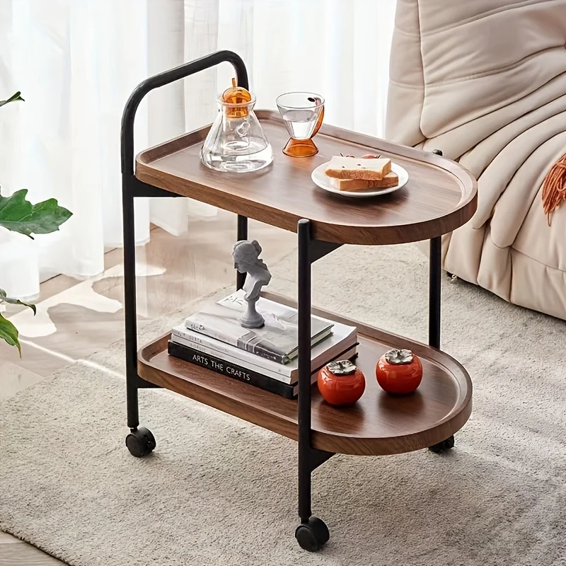 北欧スタイルのローリングサイドテーブル、車輪付きソファテーブ - Home Decor Minimalist Style のレビューと価格