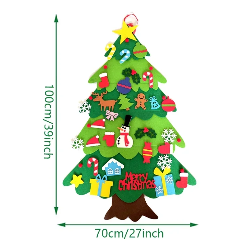 子供向けDIYフェルトクリスマスツリーセット クリスマスホー - Home Xmas Decor Ideas のレビューと価格