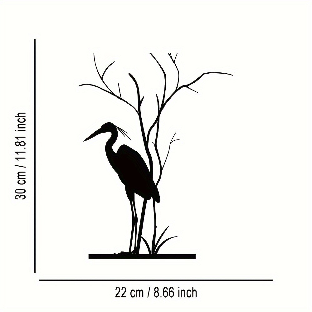 ブランドメタルヘロンアルミウォールアート防錆耐候性屋内屋外ホ - Home Decor Brand のレビューと価格